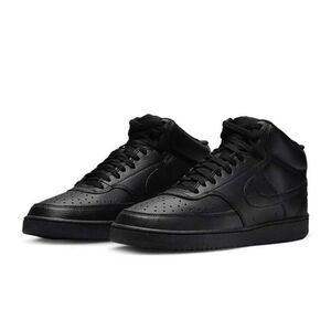 Nike Court Vision Mid Next Nature Black Basketball Shoes size 12